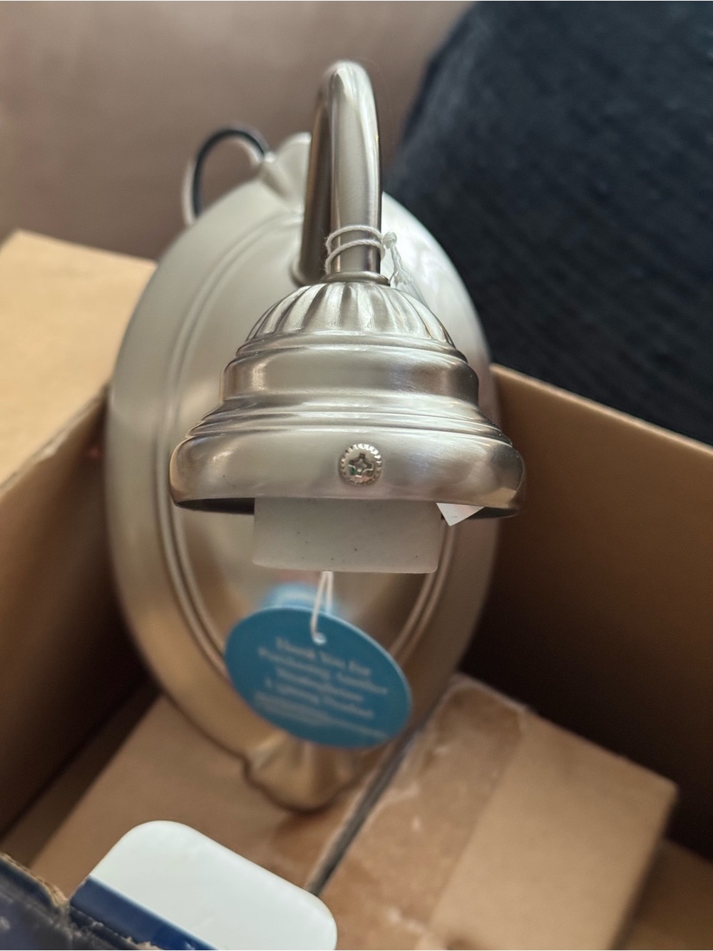 Westinghouse Brushed Nickel Wall Mount Light Backplate